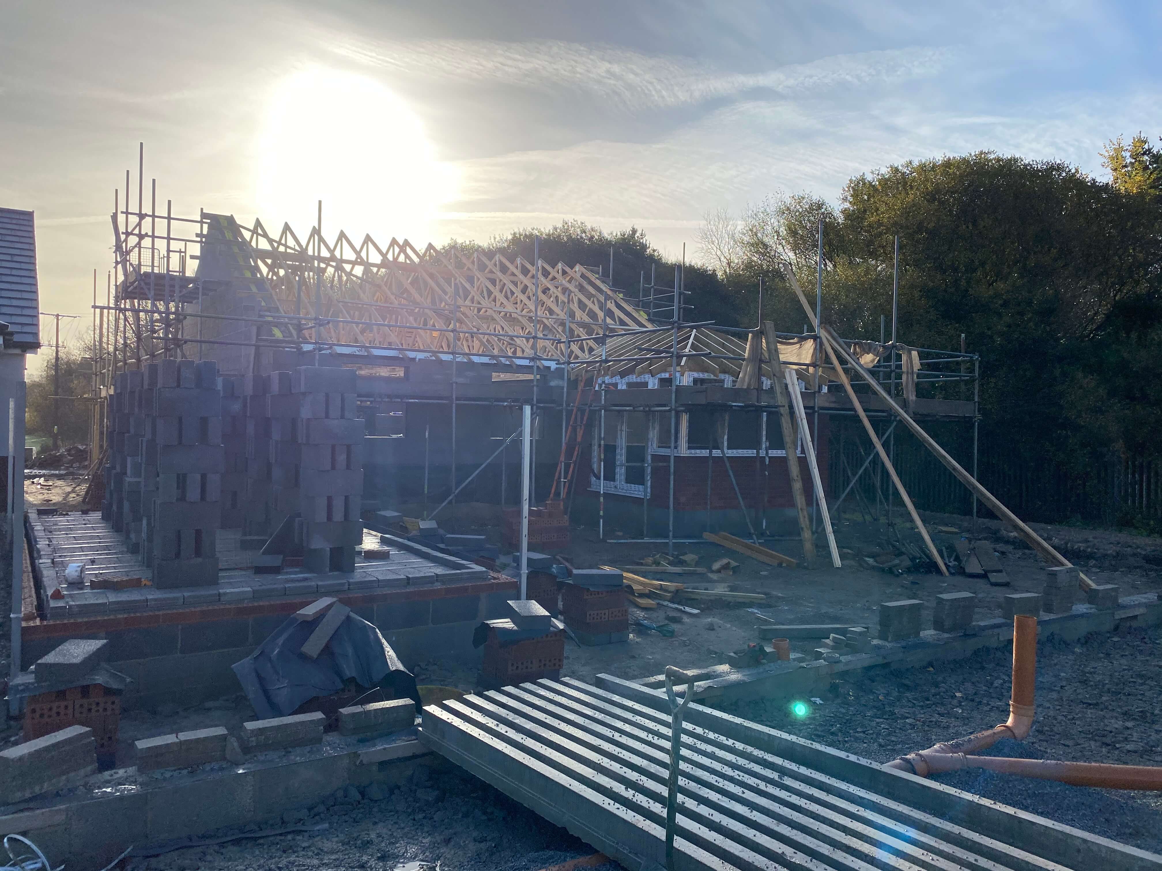 Progress on The Old Mill, Llys Felin, Kidwelly
